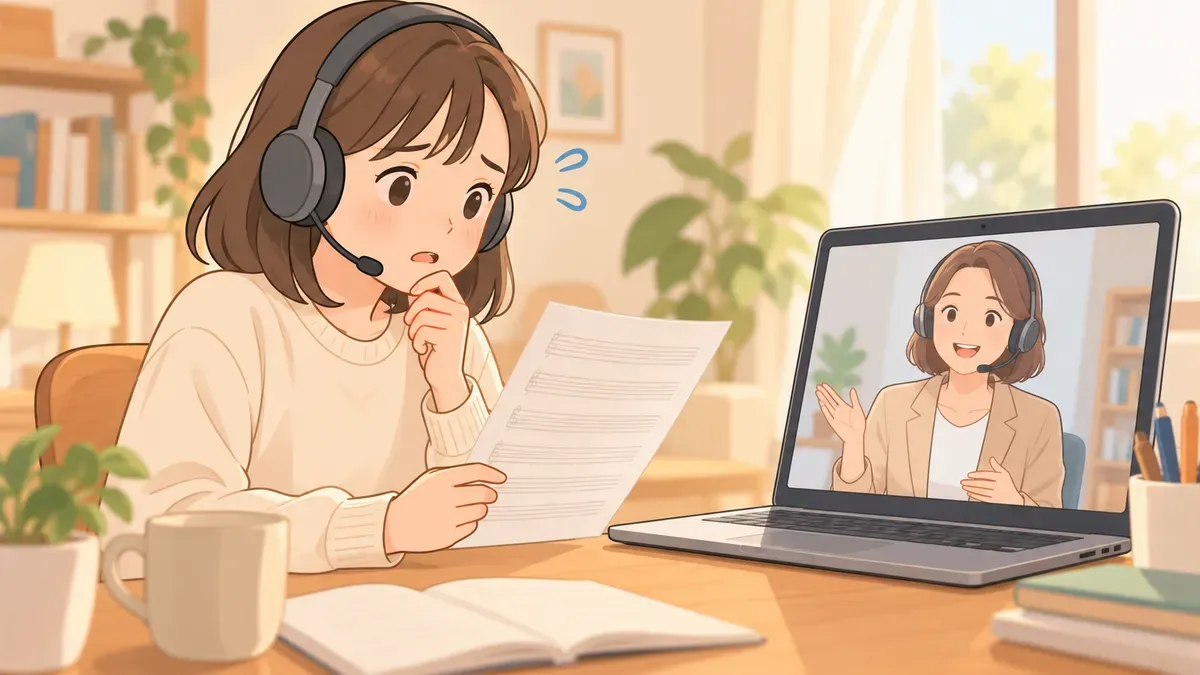 TOEIC高得点なのに話せない原因｜オンライン英会話での直し方